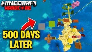 I Survived 500 Days on a SURVIVAL ISLAND in 1.20 Hardcore Minecraft