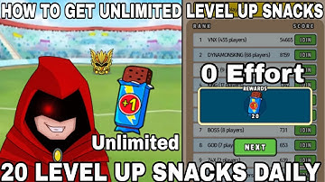 How To Get Unlimited Lvl Up Snacks (no effort) | Dynamons World