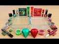 Emerald vs Ruby - Mixing Makeup Eyeshadow Into Slime! Special Series 97 Satisfying Slime Video