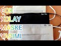 MASKE YAPIMI | PRATİK TELLİ MASKE | MASK MAKING | PRACTICAL WIRED MASK