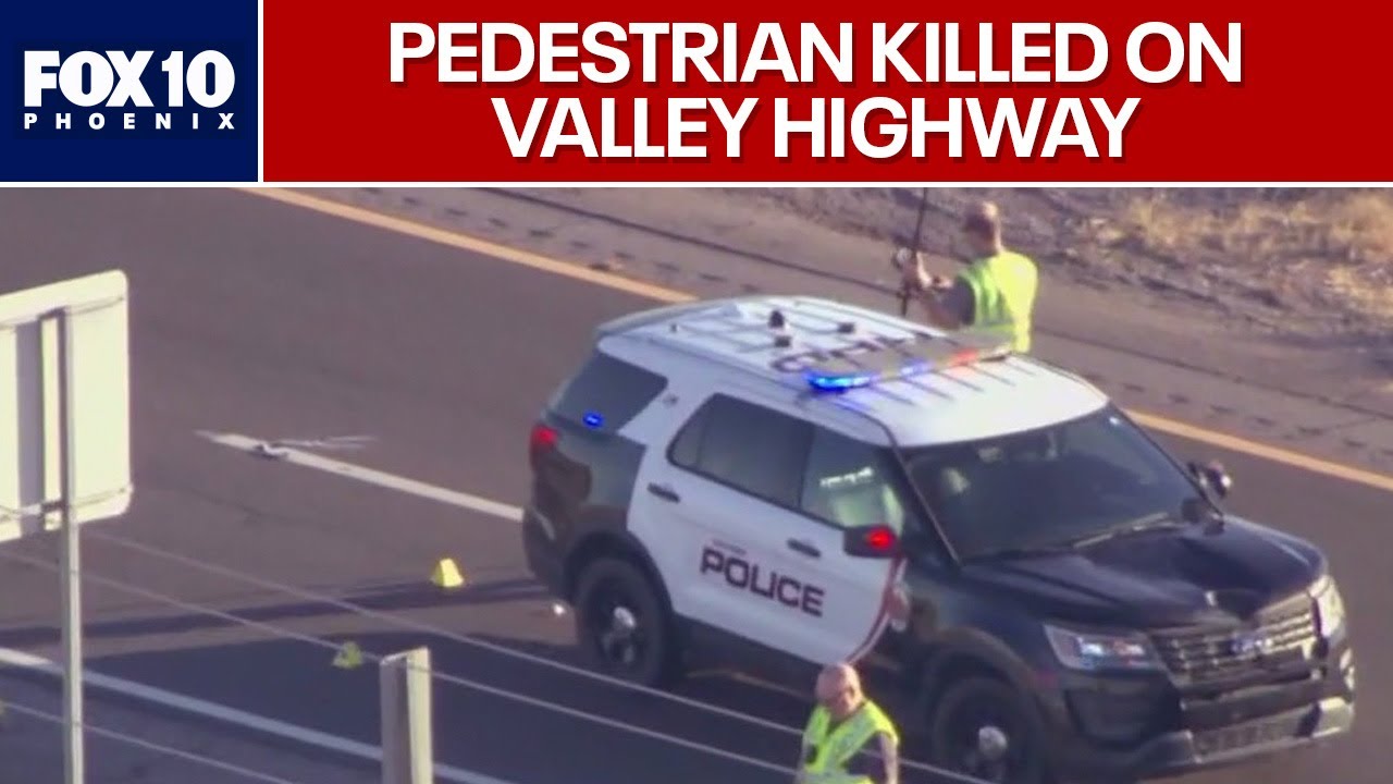 Woman hit, killed by police cruiser on U.S. 60 l FOX 10 Phoenix - YouTube