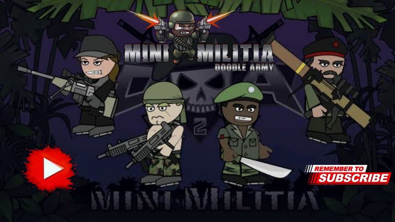 Mini Militia : Doodle Army 2 (Outpost) Double Multiplayer Gameplay → Lan Wifi 3.0.47 mod