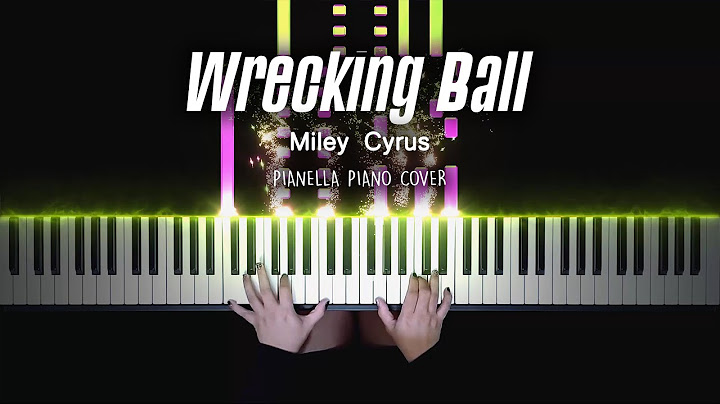 Wrecking Ball Piano version - Piano performance video thumbnail