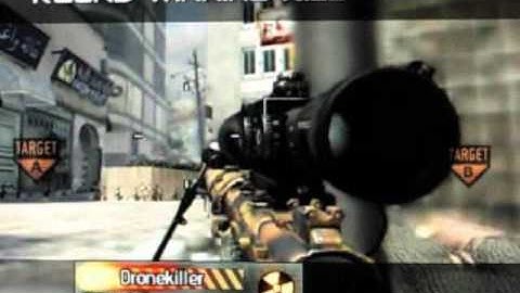 MW2 crazy no scope across map