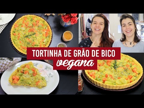 Vídeo: Torta De Grão De Bico Aberta Na Farinha De Centeio