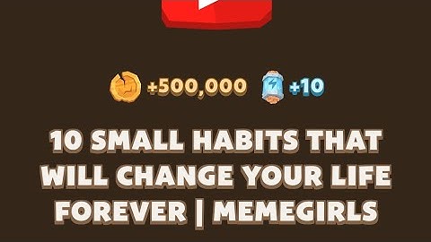 10 Small HABITS That Will Change Your Life Forever Video Code | memefi YouTube video code