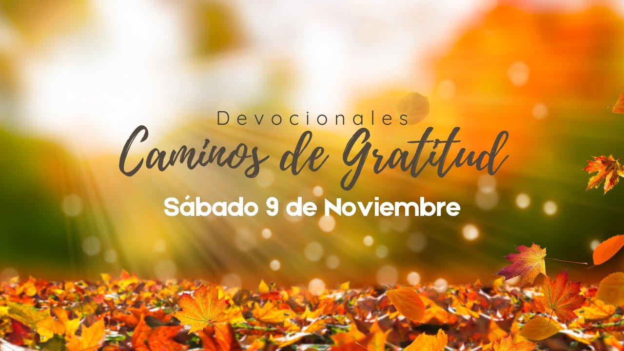 Devocional de hoy 9 de Noviembre 2024 |Gratitud por la Misericordia de ...
