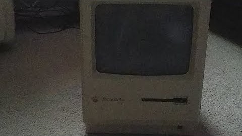 Old Macintosh Plus Restoration
