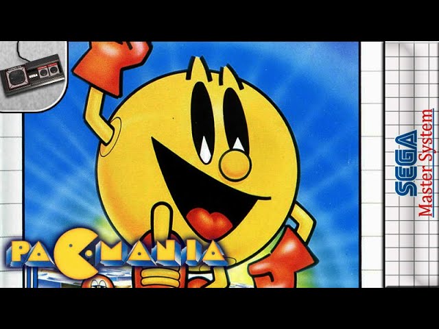 NAMCO TENGEN SEGA Maître Système Arcade Jeu Pacmania Allemagne Pal Cib