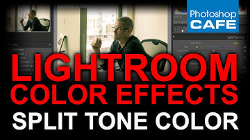 color effects in lightroom, how to make a split tone look