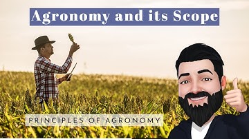 Agronomy and its Scope-Agron 302 lecture1