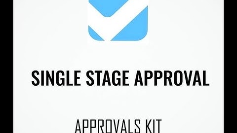 Single Level Approval