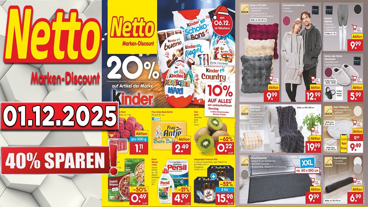 NETTO Prospekt Diese Woche – Gültig von 01.12.2025 -  Angebote werbung