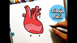 How to Draw a Heart Bleeding Easy