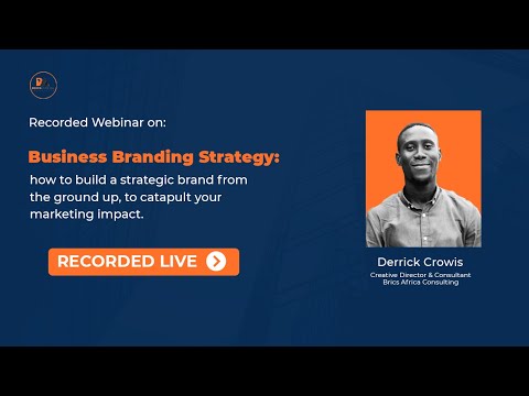 Webinar on Business Branding Strategy