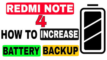 Redmi Note 4 | How To Increase Battery Backup | Ft. TNVJ