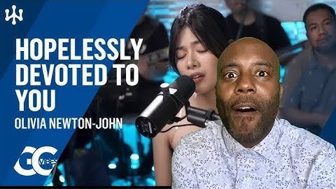 GG Vibes | Gigi De Lana  Covers Olivia Newton John Hopelessly Devoted To You | REACTION