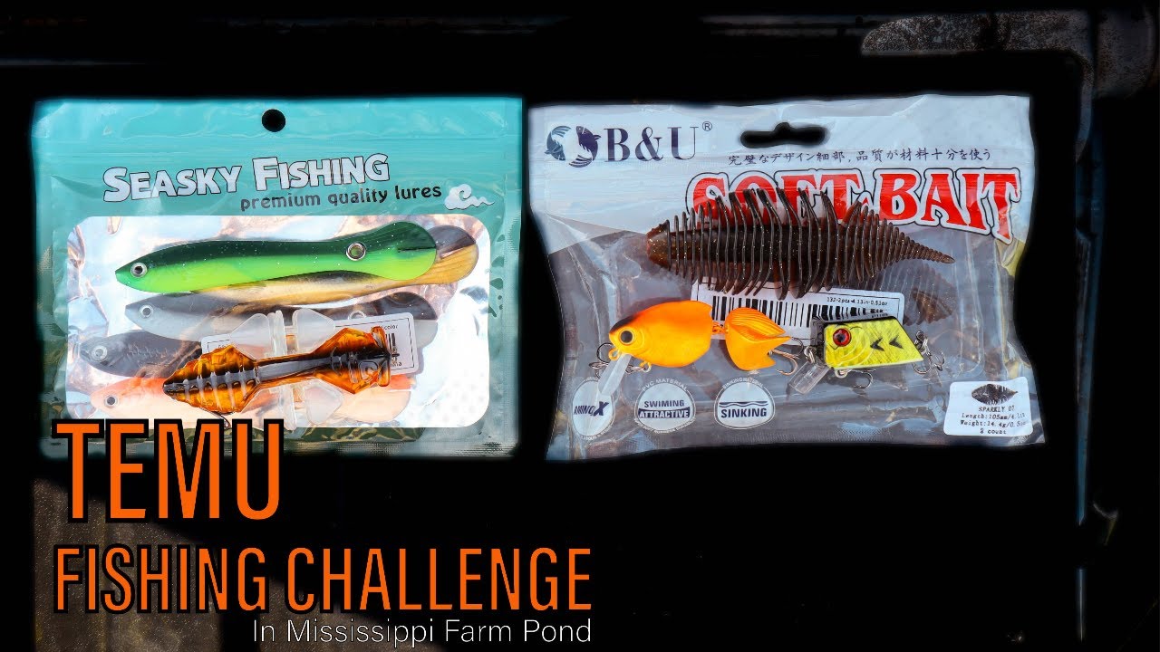 Amazing Temu Fishing Challenge ( First time using Temu) 