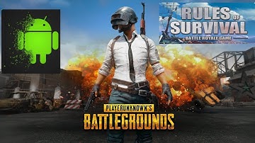 PUBG on ANDROID and IOS😍😍.|| RULES OF SURVIVAL GAMEPLAY