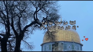 تلاوة من سورة الإسراء                   مدينة القدس