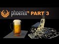 Phoenix FD tutorial. Simulation of water, milk, beer and coffee. Render on V-Ray.Cloud.