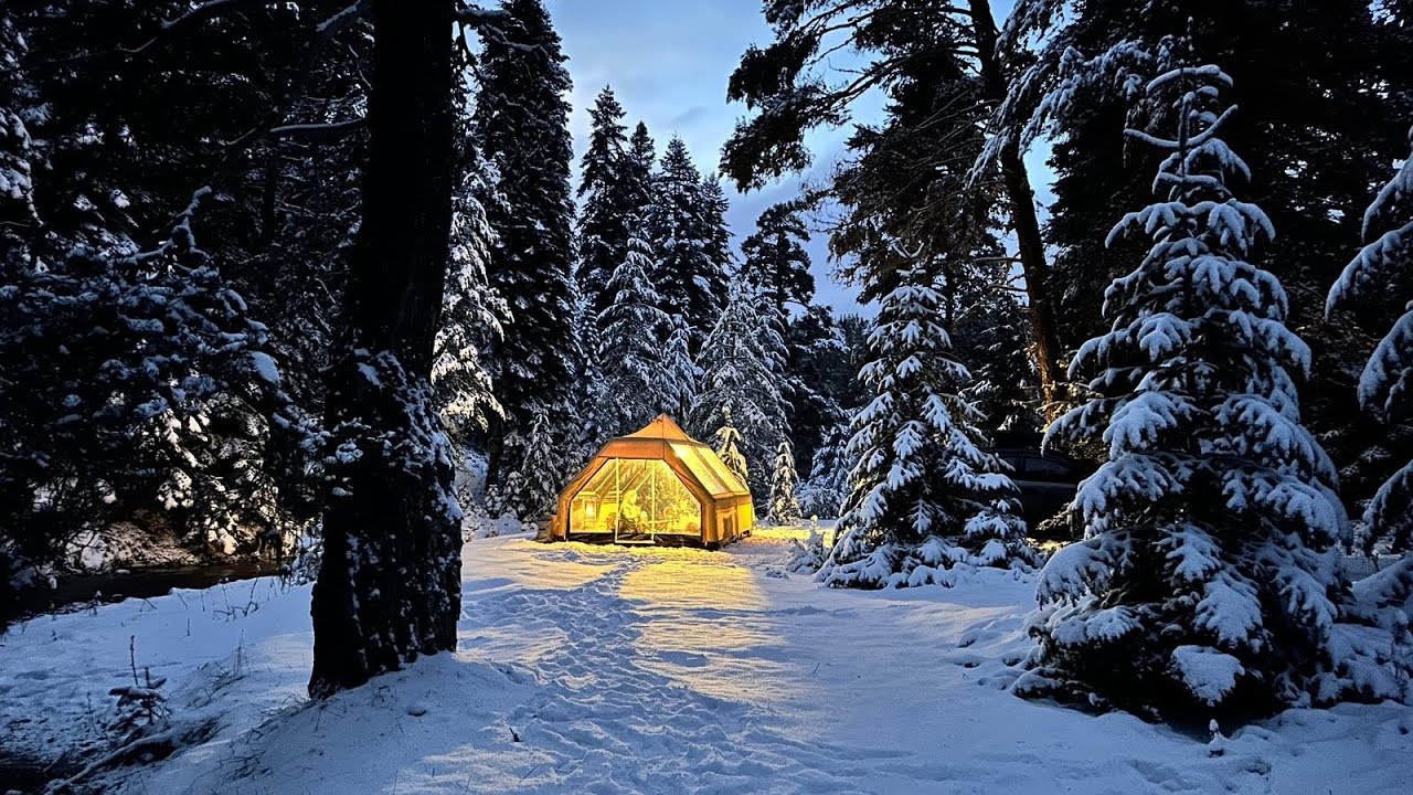 -26 DERECEDE KARLA KAPLI ORMANDA EV KONFORUNDA KAMP