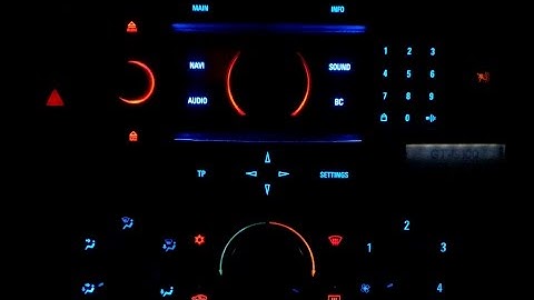 Vauxhall / Opel Vectra C SMD LED Dash Conversion