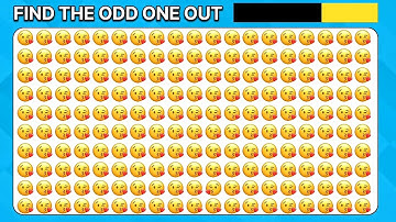 Find the odd difference emoji ! ! How good are your eyes?||Quiz | Easy, Medium, Hard || Part-44
