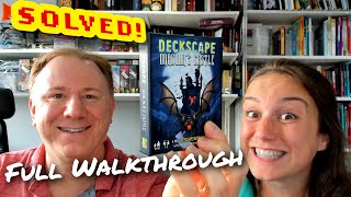 Solved! Deckscape: Dracula's Castle - full walkthrough and solution with Dr Gareth and Laura screenshot 3