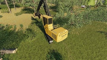 Farming Simulator 19 | Logging Grizzly Mountain | Time lapse #1