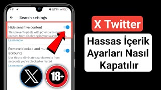 X Twitter Hassas İçerik Ayarları Nasıl Kapatılır (2024 IPhone) Hassas İçeriği Etkinleştirme Twitter