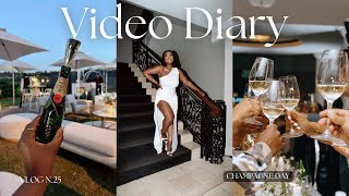 Recovering from the Flu, Champagne Day and the start of the 100K Giveaway [ Video Diary ]