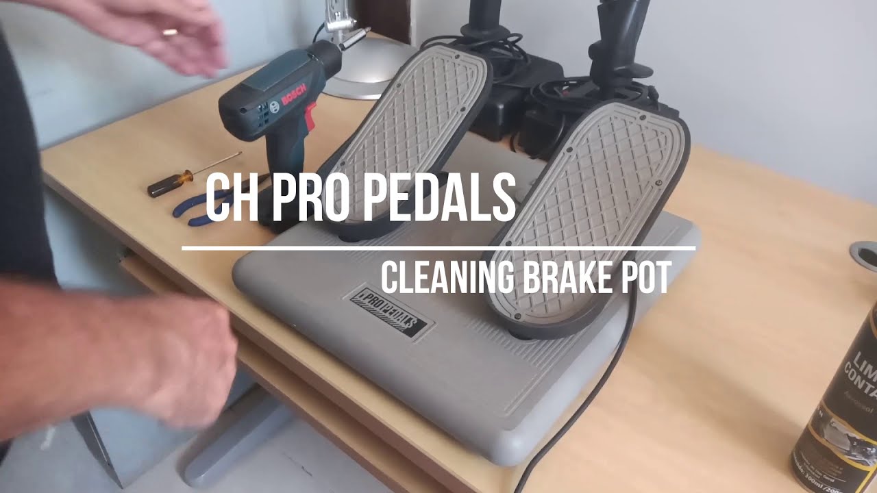 CH Pro Pedals Cleaning the brake potenciometer YouTube