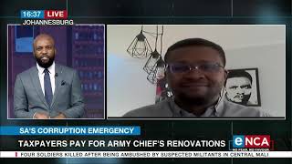 Discussion | Taxpayers pay for army chiefs renovations