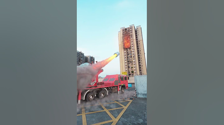 裝水彈的消防車🚒，遠距離救火，這個怎麼樣？#shorts