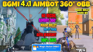 BGMI 4.1 AIMBOT OBB | BGMI 4.1 NO RECOIL CONFIG | BGMI NO RECOIL CONFIG 4.1 [ 100% Safe No Ban ]