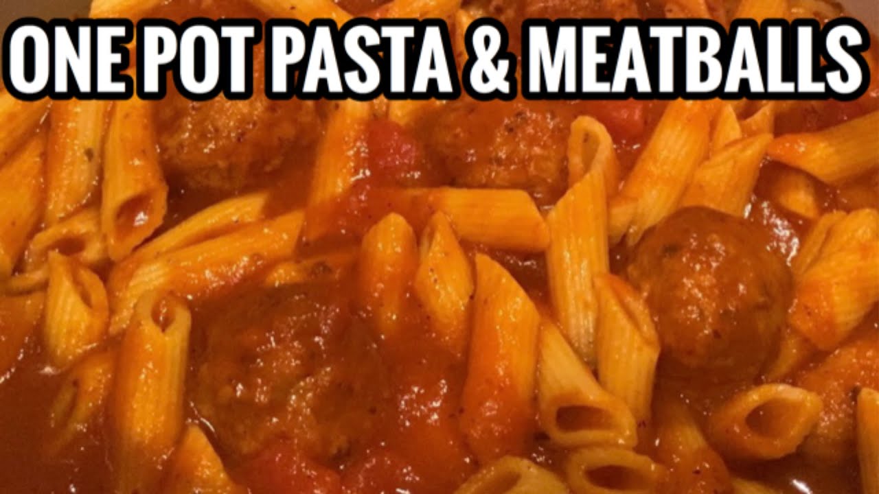 ONE POT PASTA & MEATBALLS *PRESSURE COOKED IN THE NINJA FOODI Instant