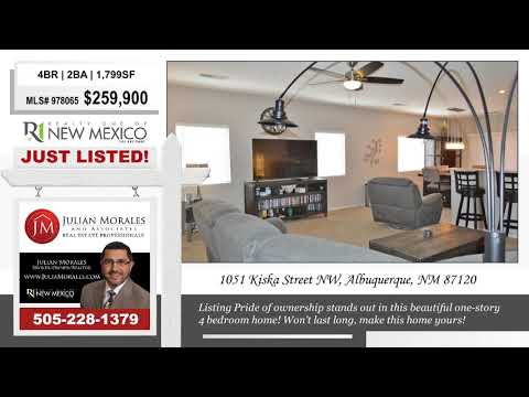 1051 KISKA Street NW, Albuquerque, NM home video tour