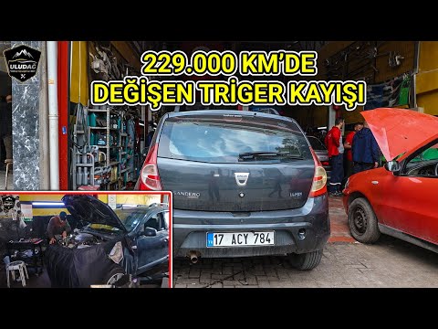 229.000 KM'DE TRİGER SETİ DEĞİŞEN ARABA! (Dacia Sandero 1.4 Motor Ağır Bakım)
