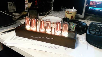 GRA & AFCH nixie clock divergence meter music