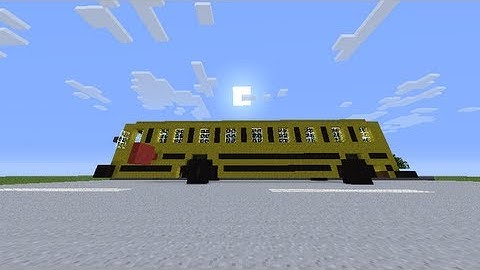 Minecraft Build: School Bus