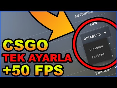 CSGO TEK SEÇENEKLE +50 FPS ALIN (SADECE KÖTÜ BİLGİSAYARLARDA )