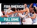 Argentina v Mexico - Semi-Final - Full Game - 2015 FIBA Americas Championship