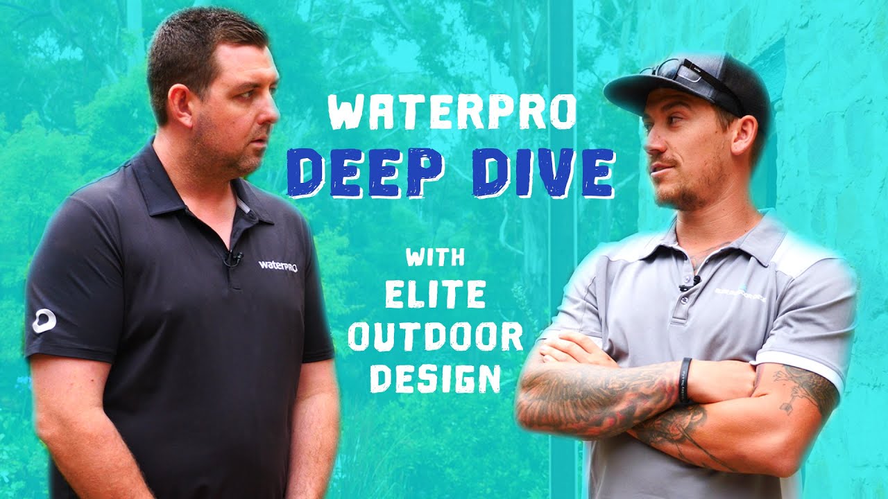Elite Outdoor Design show us their first natural pool. - YouTube