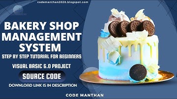 Bakery Shop Management System in Visual Basic 6 | Source Code Download Link is in Description