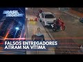 Falsos entregadores atiram na vtima durante assalto