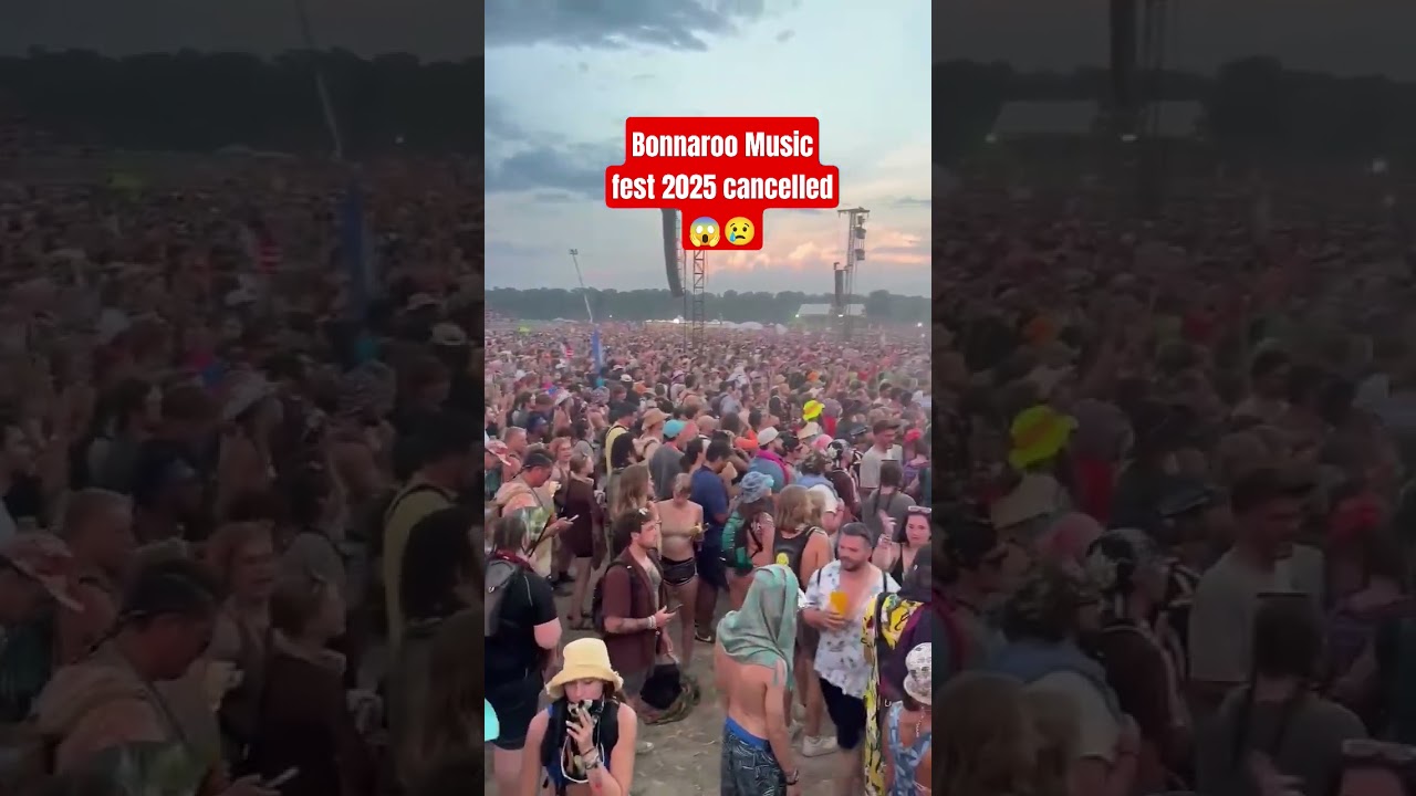 ❌Bonnaroo Music festival 2025 Cancelled due to severe weather 😱Bonnaroo cancelled❌ 