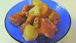 Betty's Sausage-Pineapple Casserole