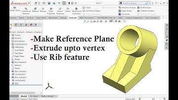 Solidworks advanced tutorials | Making inclined reference plane