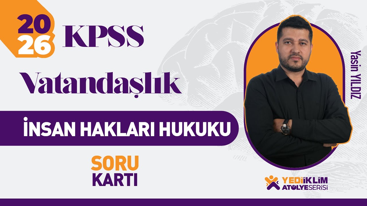 İnsan Hakları Hukuku Soru Kartı - Yasin Yıldız